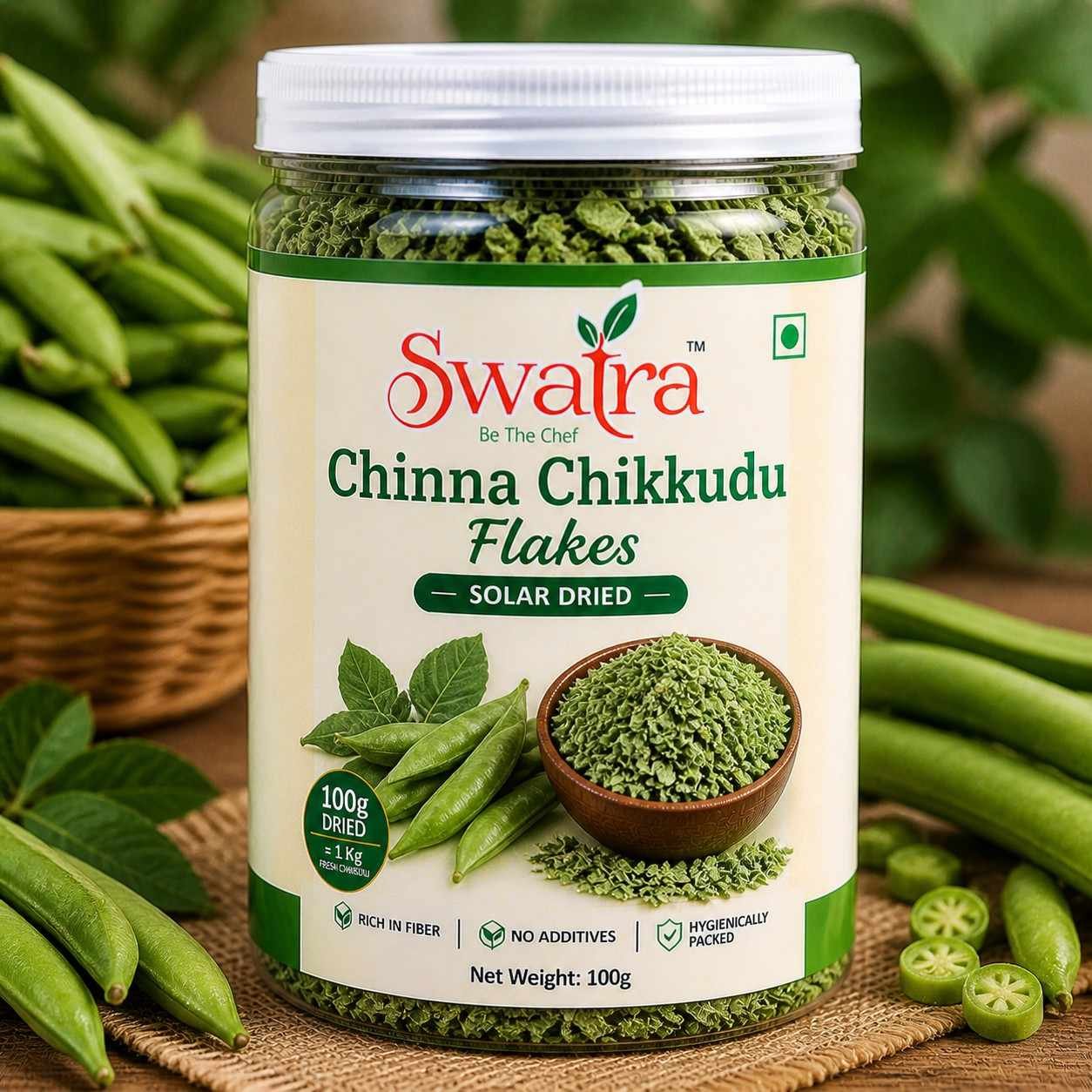 Chinna Chikkudu Flakes Indian broad beans 2 Chinna Chikkudu Flakes Indian broad beans
