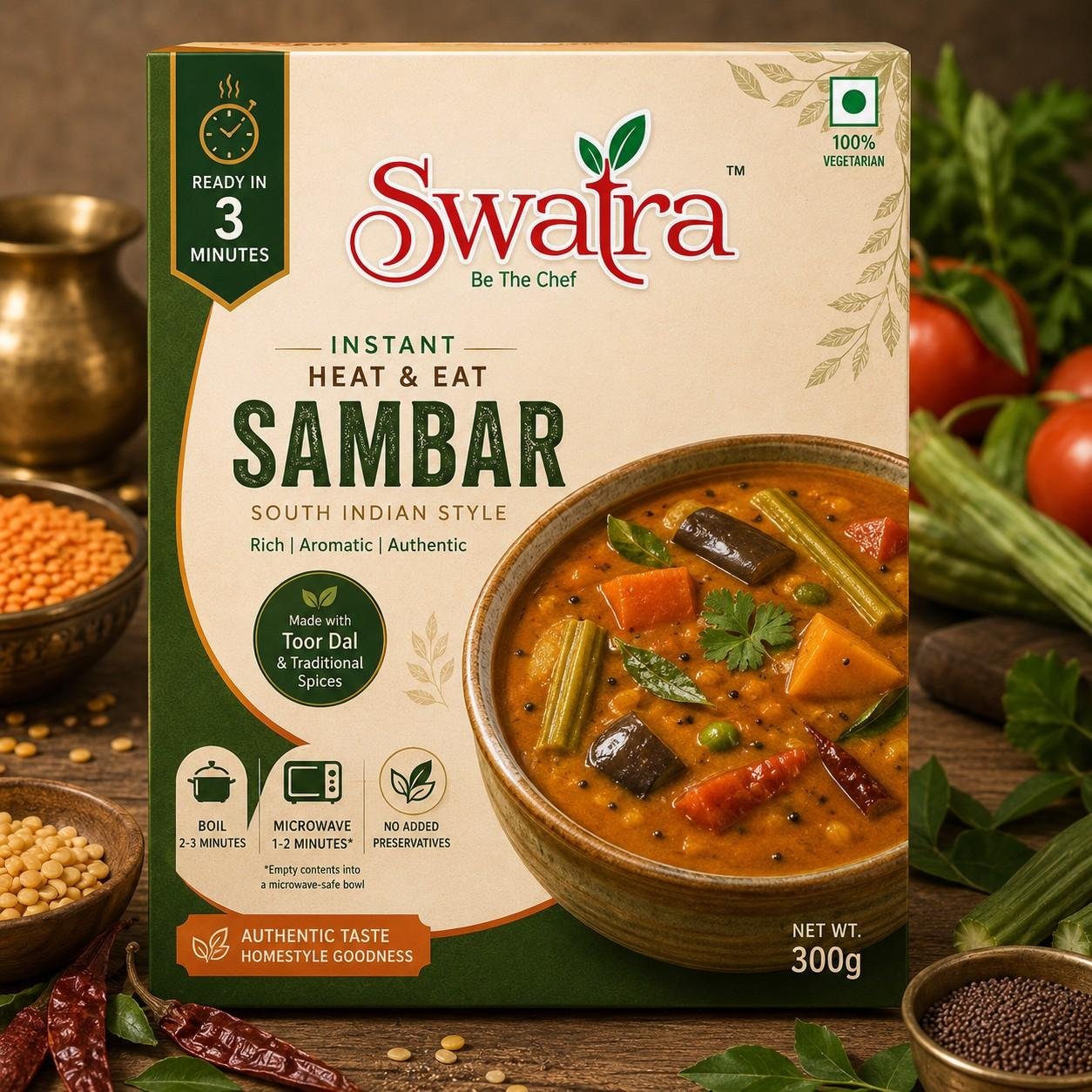 Instant Sambar 2 Instant Sambar